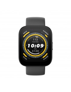 Amazfit : Bip 5 4,85 cm (1.91") LCD 38 mm Digital 320 x 380 Pixeles Pantalla táctil Negro GPS (satélite)