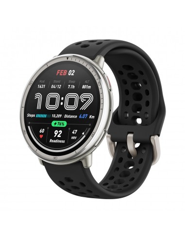 Amazfit : Active 2 3,35 cm (1.32") AMOLED Digital 466 x 466 Pixeles Pantalla táctil Plata GPS (satélite)