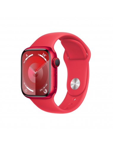 Apple : Watch Series 9 41 mm Digital 352 x 430 Pixeles Pantalla táctil 4G Rojo Wifi GPS (satélite)