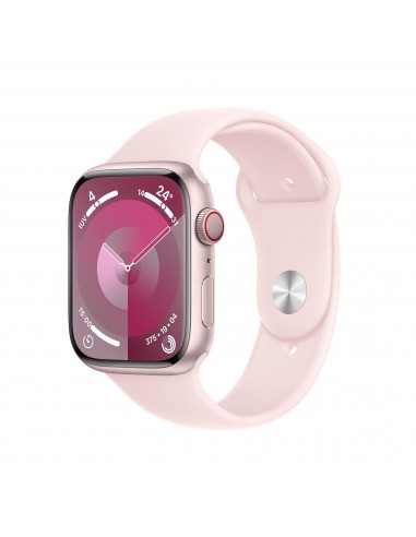 Apple : Watch Series 9 45 mm Digital 396 x 484 Pixeles Pantalla táctil 4G Rosa Wifi GPS (satélite)