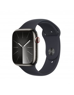 Apple : Watch Series 9 45 mm Digital 396 x 484 Pixeles Pantalla táctil 4G Grafito Wifi GPS (satélite)