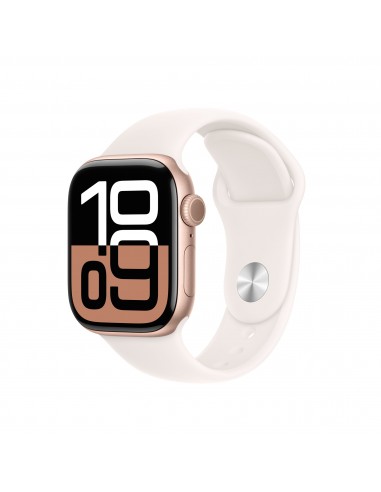 Apple : Watch Series 10 OLED 42 mm Digital 374 x 446 Pixeles Pantalla táctil Oro rosa Wifi GPS (satélite)