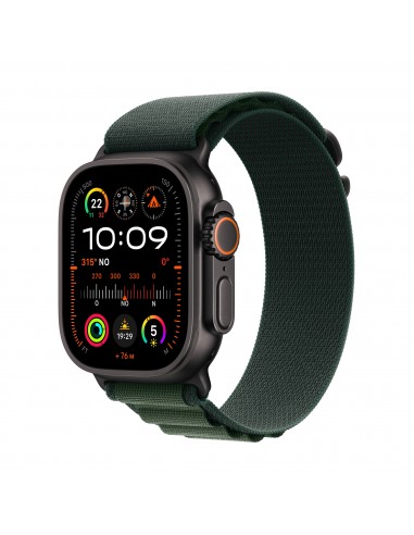 Apple : Watch Ultra 2 OLED 49 mm Digital 410 x 502 Pixeles Pantalla táctil 4G Negro Wifi GPS (satélite)