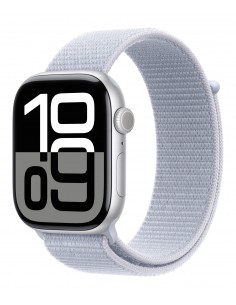 Apple : Watch Series 10 OLED 46 mm Digital 416 x 496 Pixeles Pantalla táctil Plata Wifi GPS (satélite)