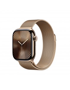 Apple : Watch Series 10 OLED 42 mm Digital 374 x 446 Pixeles Pantalla táctil 4G Oro Wifi GPS (satélite)