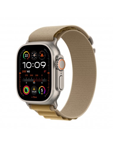 Apple : Watch Ultra 2 OLED 49 mm Digital 410 x 502 Pixeles Pantalla táctil 4G Titanio Wifi GPS (satélite)