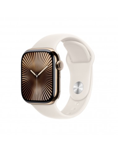 Apple : Watch Series 10 OLED 42 mm Digital 374 x 446 Pixeles Pantalla táctil 4G Oro Wifi GPS (satélite)