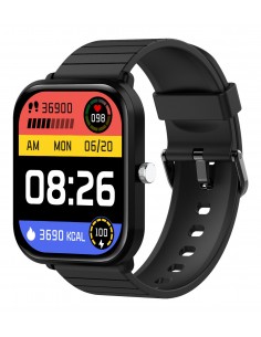 Celly : TRAINERMATE2BK Relojes inteligentes y deportivos 5,11 cm (2.01") Digital 240 x 296 Pixeles Pantalla táctil Negro