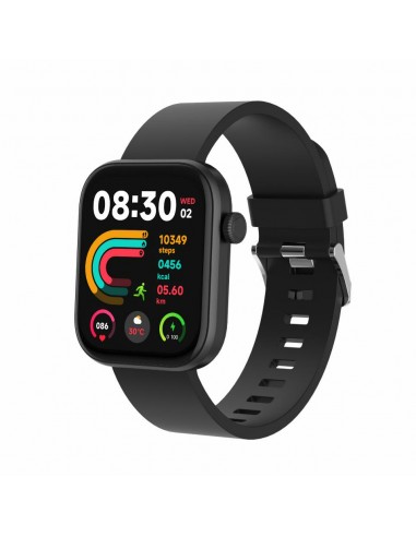 Denver : SWC-185B Relojes inteligentes y deportivos 4,7 cm (1.85") AMOLED Digital 390 x 450 Pixeles Pantalla táctil Negro