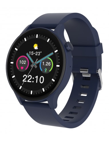 Denver : SWC-338BU 3,51 cm (1.38") TFT 44.5 mm Digital 240 x 240 Pixeles Pantalla táctil Azul