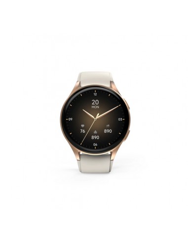 Hama : Smartwatch 8900 3,3 cm (1.3") AMOLED 42 mm Digital 466 x 466 Pixeles Pantalla táctil Oro GPS (satélite)