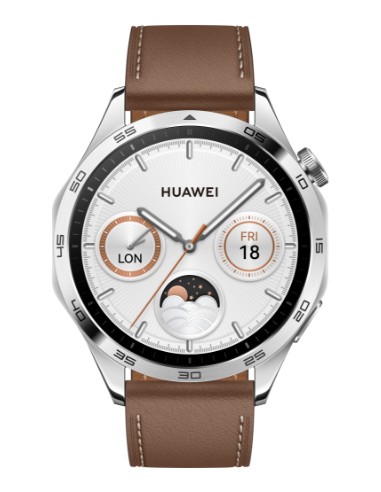 Huawei : WATCH 4 3,63 cm (1.43") AMOLED 46 mm Digital 466 x 466 Pixeles Pantalla táctil Acero inoxidable GPS (satélite)