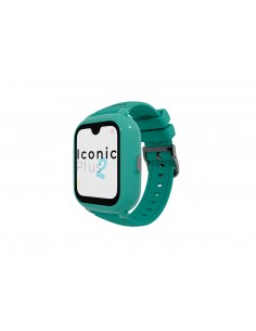 SaveFamily : Iconic Plus 2 4,52 cm (1.78") 40 mm Digital Pantalla táctil 4G Color menta Wifi GPS (satélite)