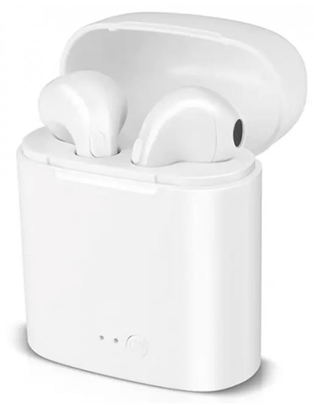 Auriculares Bluetooth i7s - blanco (blíster)