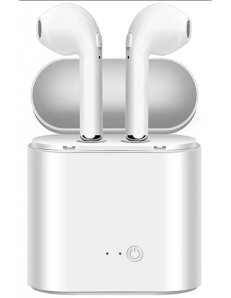 Auriculares Bluetooth i7s - blanco (blíster)