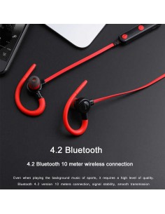 Awei : Manos libres bluetooth B925BL - rojo (blíster) 2