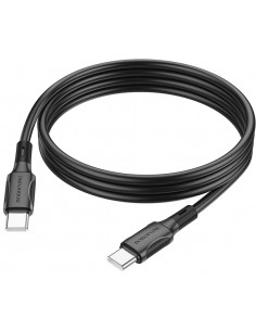 Borofone : Cable de datos BX80 (USB-C / USB-C) 60W - negro (blíster)