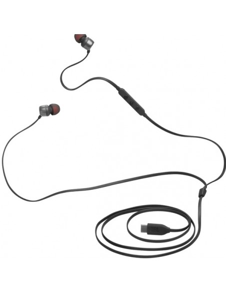 JBL : Manos libres con cable T310C (USB-C) - negro (blíster)