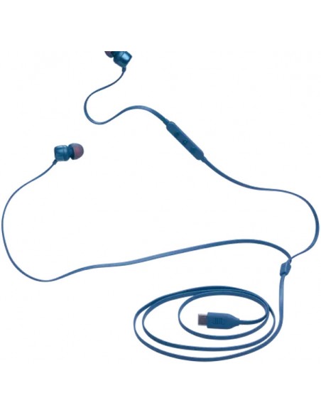 JBL : Manos libres con cable T310C (USB-C) - azul (blíster)