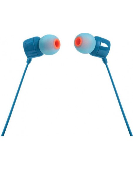 JBL : Manos libres con cable T110 - azul (blíster)