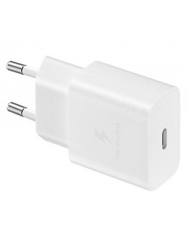 Samsung : Cargador de red EP-T1510 QuickCharge 15W (1 x USB-C) - blanco (blíster)