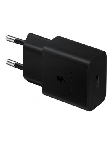 Samsung : Cargador de red EP-T1510 QuickCharge 15W (1 x USB-C) - negro (blíster)
