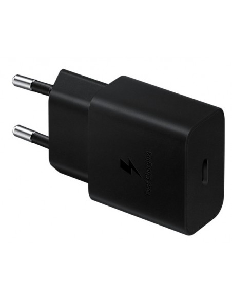 Samsung : Cargador de red EP-T1510 QuickCharge 15W (1 x USB-C) - negro (blíster)