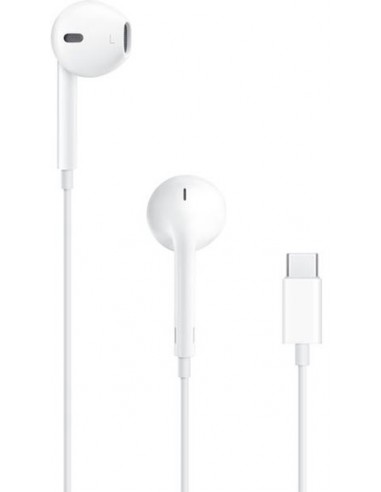 Apple : Manos libres con cable EarPods MYQY3ZM/A (USB-C) (blíster)