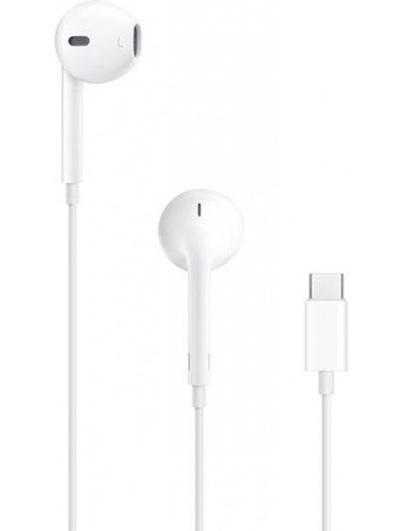 Apple : Manos libres con cable EarPods MYQY3ZM/A (USB-C) (blíster)