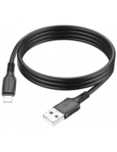 Borofone : Cable de datos BX80 (USB-A / Lightning) - negro (blíster) 2