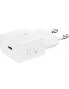 Samsung : Cargador de red EP-T2510 QuickCharge 25W (1 x USB-C) - blanco (blíster)