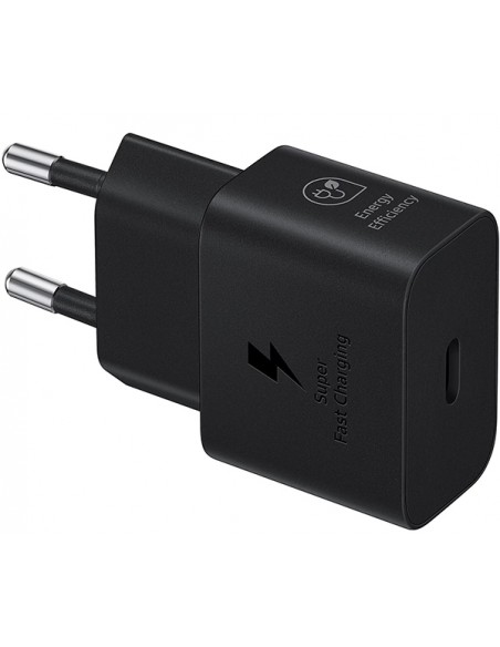Samsung : Cargador de red EP-T2510 QuickCharge 25W (1 x USB-C) - negro (blíster)
