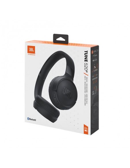 JBL : Manos libres Bluetooth Tune 520 - negro (blíster)