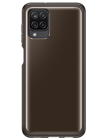 Samsung : Clear Cover - Galaxy A12 - negra (blíster)