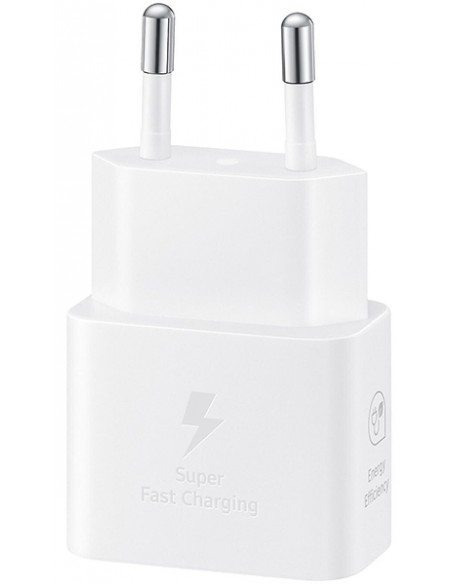 Samsung : Cargador de red EP-T2510 QuickCharge 25W (1 x USB-C) - blanco (blíster)