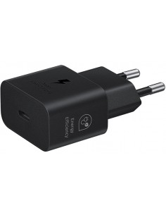 Samsung : Cargador de red EP-T2510 QuickCharge 25W (1 x USB-C) - negro (blíster)