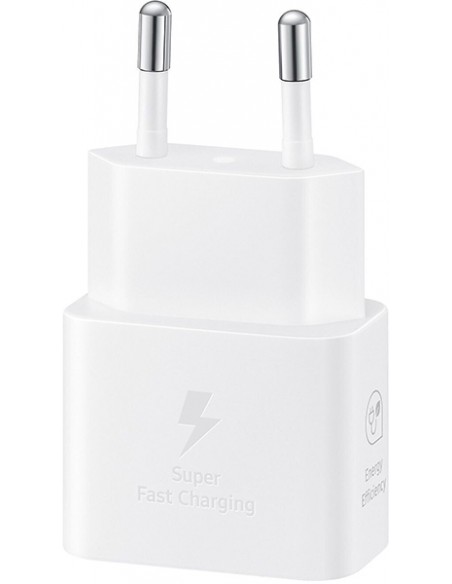 Samsung : Cargador de red EP-T2510 QuickCharge 25W (USB-C / USB-C) - blanco (blíster)
