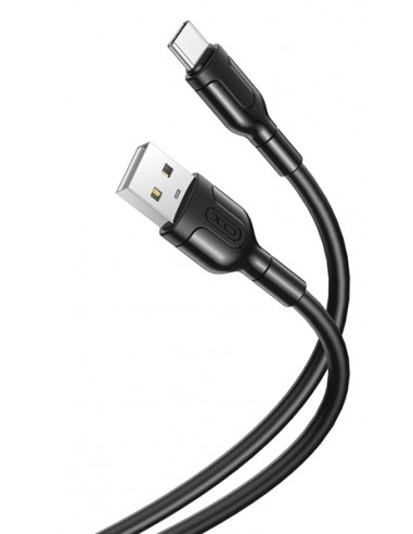 XO : Cable de datos NB212 (USB-A / USB-C) - negro (blíster)