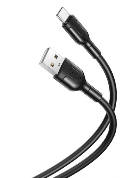XO : Cable de datos NB212 (USB-A / USB-C) - negro (blíster)