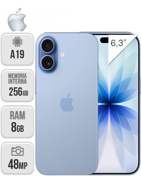 Apple : iPhone 17 256GB - Azul neblina