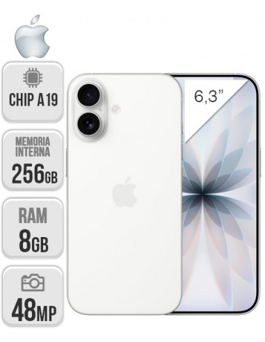 Apple : iPhone 17 256GB - Blanco