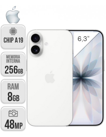 Apple : iPhone 17 256GB - Blanco