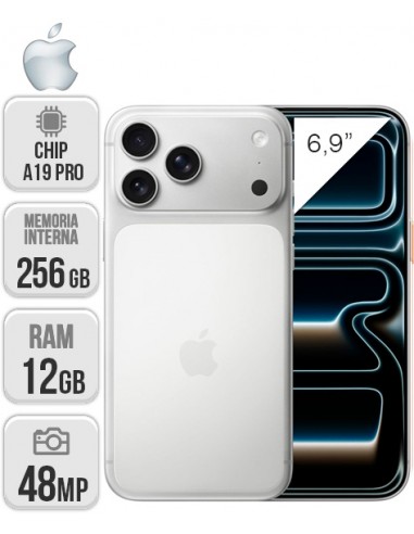 Apple : iPhone 17 Pro Max 256GB - Plata