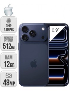 Apple : iPhone 17 Pro Max 512GB - Azul oscuro