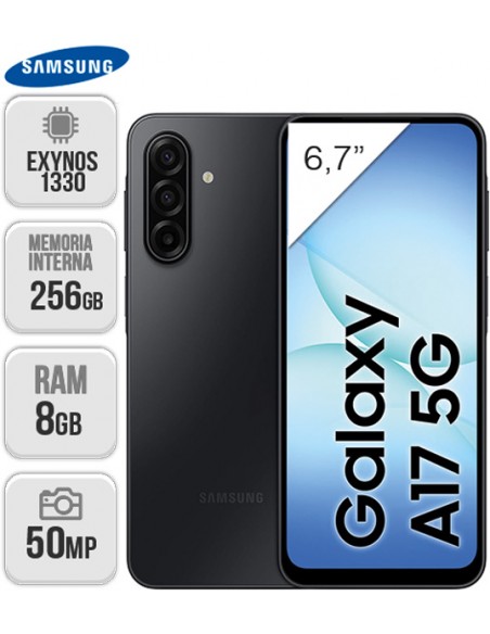 Samsung : A176 Galaxy A17 5G 8/256GB - negro