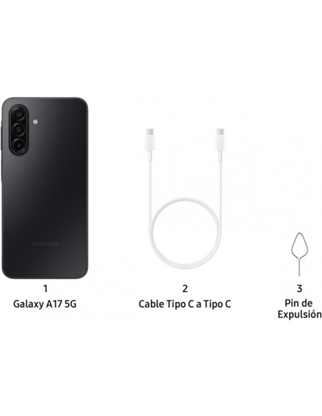 Samsung : A176 Galaxy A17 5G 8/256GB - negro