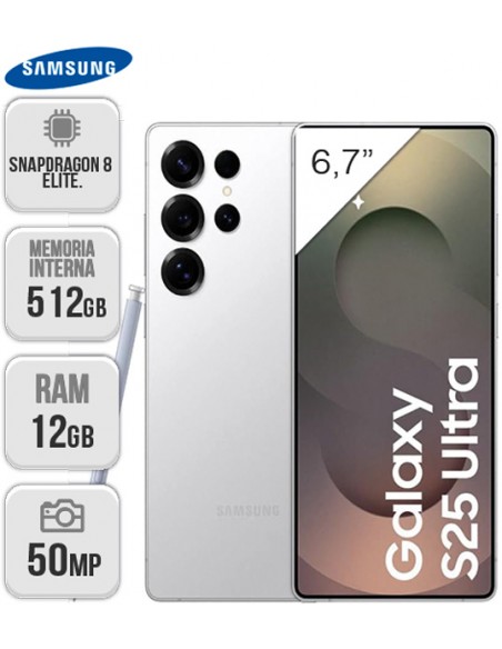 Samsung : S938 Galaxy S25 Ultra 12/512GB - Titanium White