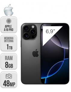 Apple : iPhone 16 Pro 1TB - Titanio negro