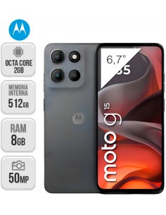 Motorola : Moto G15 4G 8/512GB - grey