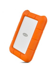LaCie : Rugged USB-C disco duro externo 2 TB Naranja, Plata